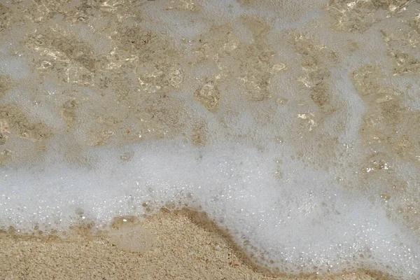 Férias Verão Junto Mar Pacíficas Tranquilas Resumo Onda Mar Límpida — Fotografia de Stock