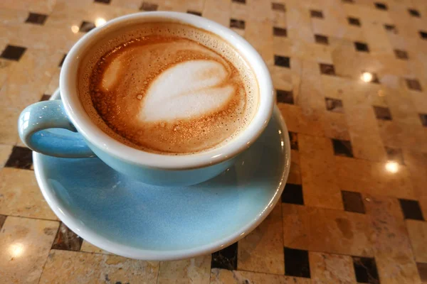 Coffee Break Cup Hot Latte Afternoon — Stock Photo, Image