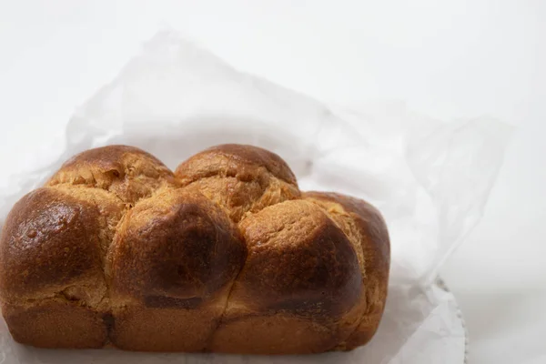 Brioche Fresh Oven Homemade Traditional French Bread — Fotografia de Stock