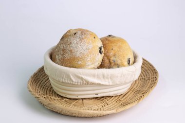 Lezzetli buğday ekmeği, domates ve zeytin karışımı, Ciabatta.