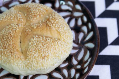 Sesame Kaiser Roll, tasty bread roll for modern lifestyle