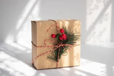 Soft Sun Light on the Gift Box