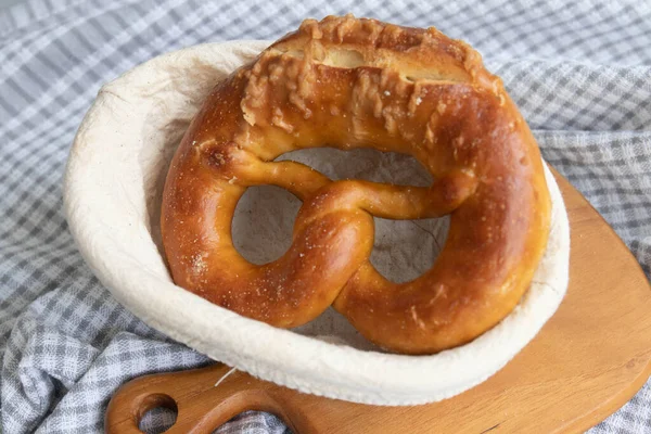 Traditionelles Deutsches Brot Schmackhafte Brezel — Stockfoto