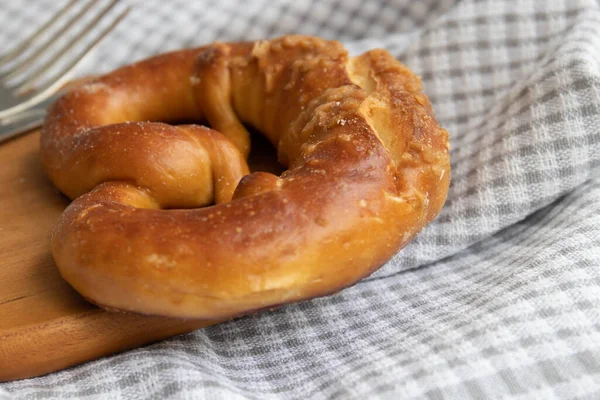 Традиційний Хліб Німеччині Смачний Брезел — стокове фото
