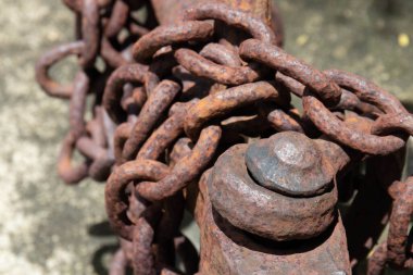 Denizcilik antika çapa ve zinciri