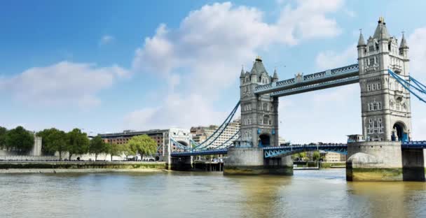 ロンドン塔橋 タイムラプス — ストック動画