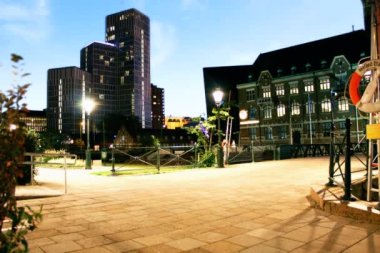 Timelapse of Malmo - Sweden.