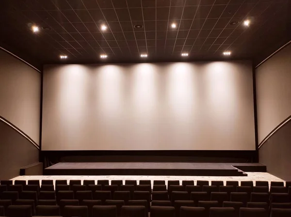 Cinema Big Screen Stockbild