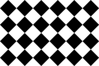 Çapraz siyah ve beyaz kareler pürüzsüz desen