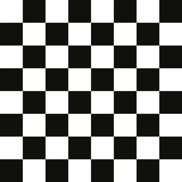 Checker ajedrez cuadrado abstracto negro y blanco vector de fondo — Vector de stock