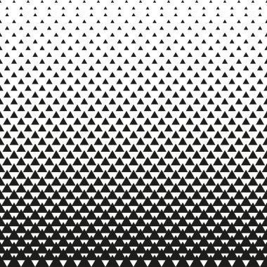 Soyut geometrik üçgen tasarım yarım ton vektör deseni