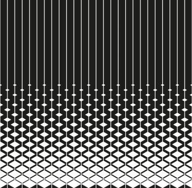 Soyut geometrik üçgen tasarım yarım ton vektör deseni