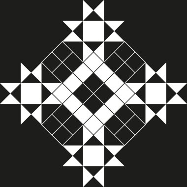 Çizgili ve fayanslı kusursuz vektör deseni. Soyut geometrik retikülasyon arkaplanı.