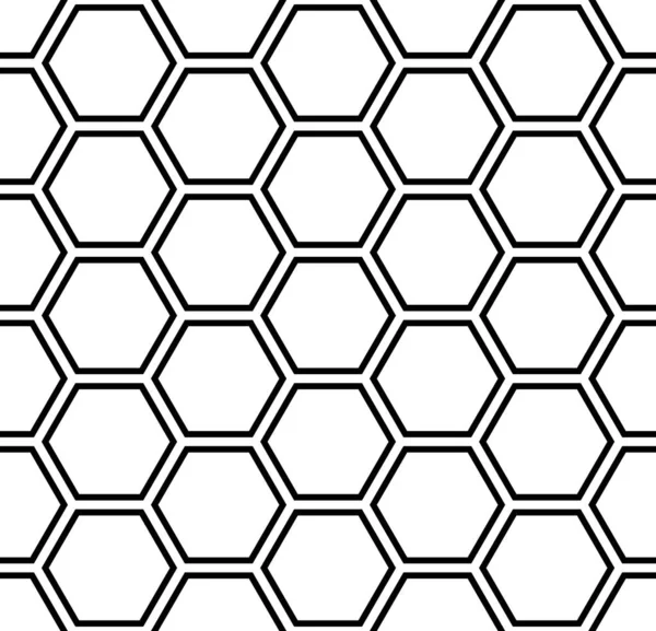 Kusursuz bal peteği deseni. Vektör arkaplan altıgen ızgarası