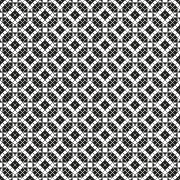Seamless Vector Pattern Stripes Lines Tile Abstract Geometric Background Black — Stock Vector