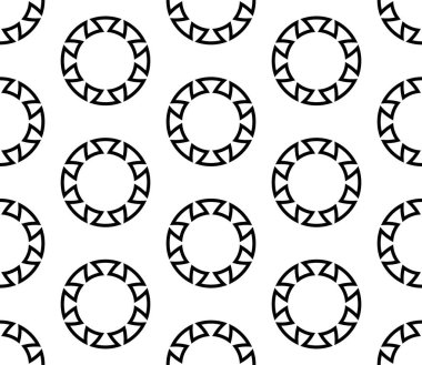 Yuvarlak kenarlı, pürüzsüz bir Yunan deseni çiz.