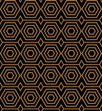 Vektör Mısırlı altıgen kusursuz geometrik desen.