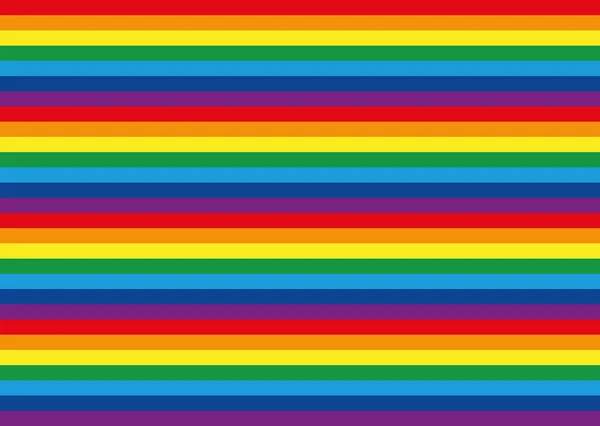 Rainbow Flag Seamless Background Lgbt Movement Pattern — 图库矢量图片