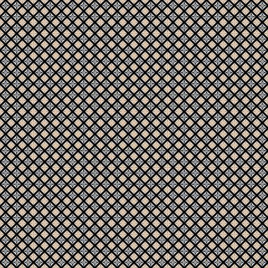 Hücre, çapraz çizgiler sorunsuz arka plan ile ızgara desen. Fayans. Kafesli geometrik doku. Vektör sanat