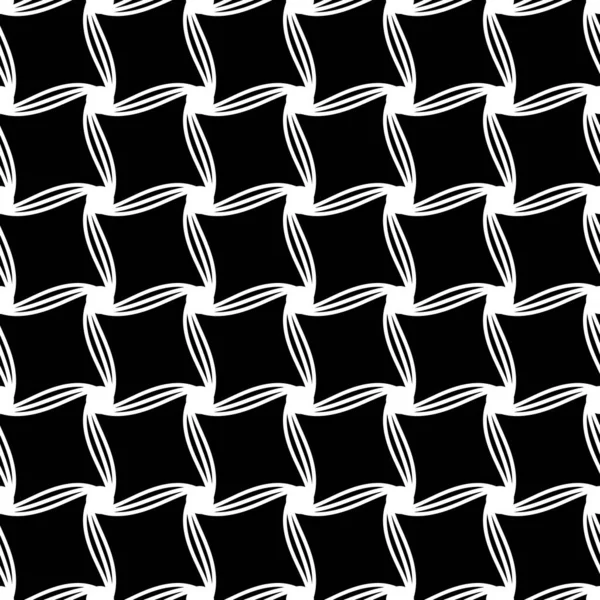 Geometric Seamless Pattern Intertwined Bands Wrapping Paper Tiling Abstract Background — 스톡 벡터