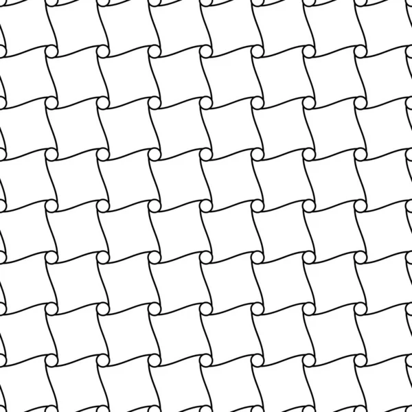 几何无缝图案 带相互交织 包装纸 摘要背景 — 图库矢量图片