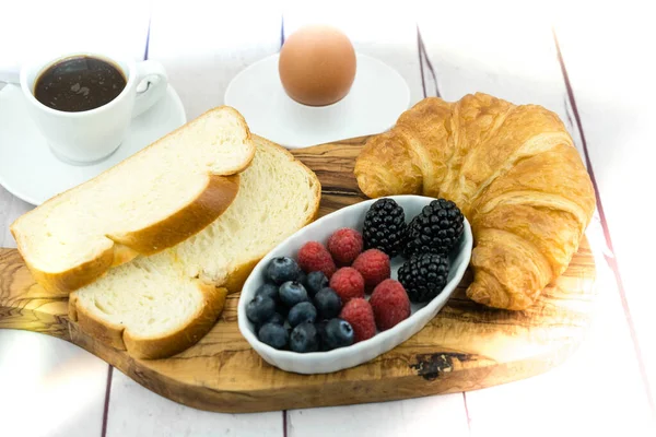 Завтрак Яйцом Кофе — стоковое фото