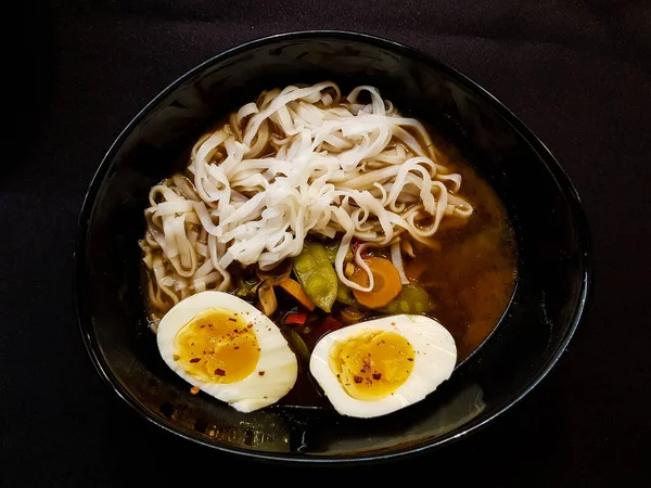 Φρεσκομαγειρεμένη Ιαπωνική Σούπα Ράμεν — Φωτογραφία Αρχείου