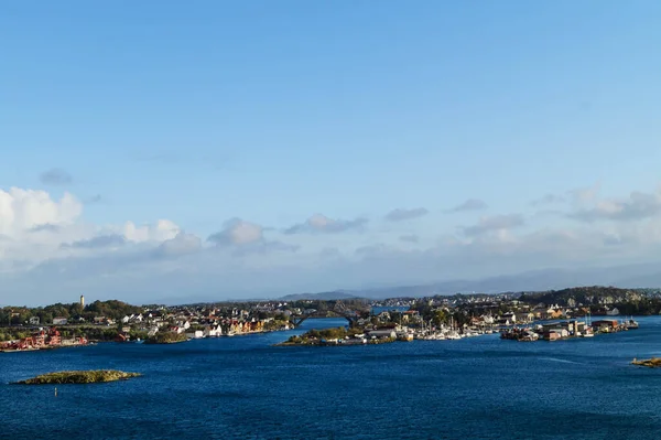 Stavanger Norwegen Aus Der Perspektive Des Kreuzfahrtterminals — Stockfoto