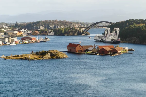 Stavanger Norwegen Aus Der Perspektive Des Kreuzfahrtterminals — Stockfoto