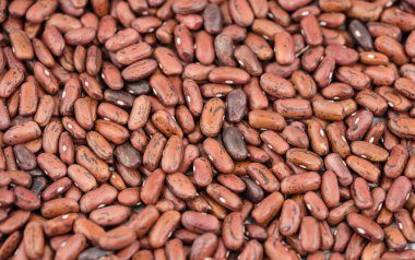 Toskana İtalya 'dan kurutulmuş fasulye yığını.