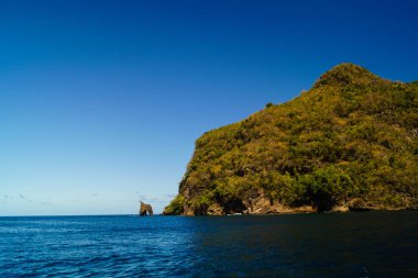 Wallilabou Körfezi Saint Vincent ve Karayip Denizi 'ndeki Grenadinler