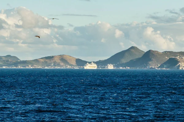 Camino Con Crucero Philipsburg Maarten —  Fotos de Stock