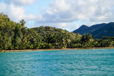 Saint Lucia 'daki yalnız Karayip plajları