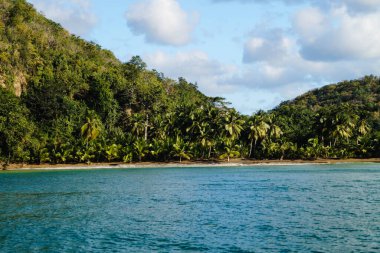 Saint Lucia 'daki yalnız Karayip plajları