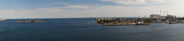 Kopenhagen Denemarken Vanuit Het Perspectief Van Cruiseterminal — Stockfoto
