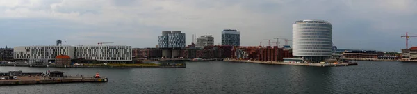 从游轮终点站的角度看丹麦哥本哈根 — 图库照片