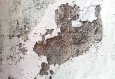 Eski kırık duvar arkaplanı yakın plan