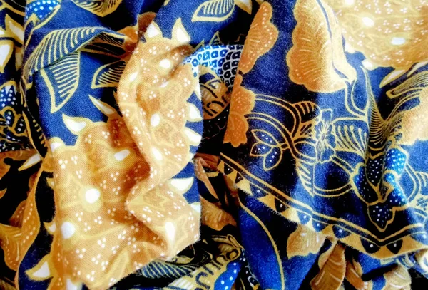 Geleneksel Endonezya kumaş arka planı