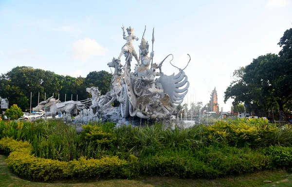 Bali Indonesië Mei 2022 Prachtig Standbeeld Kuta Denpasar Stad Bali — Stockfoto