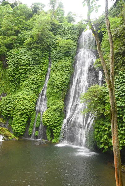 Cachoeira Banyu Mala Regência Buleleng Bali Indonésia — Fotografia de Stock