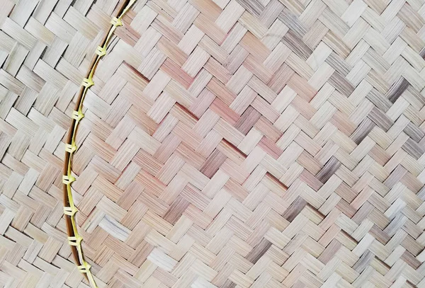 Hand made bamboo material basket  background