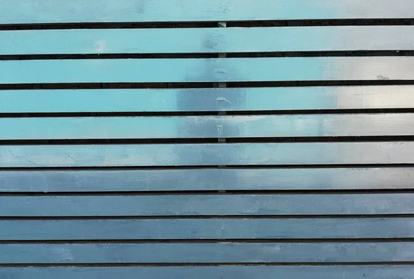Μέταλλο Alluminum Βαμμένο Μπλε Ανοιχτό Φόντο Τοίχου — Φωτογραφία Αρχείου