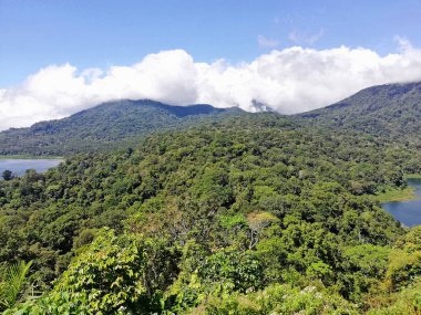 Buyan and Tamblingan lake (the twin lake),in Buleleng regency of Bali Indonesia during nice weather