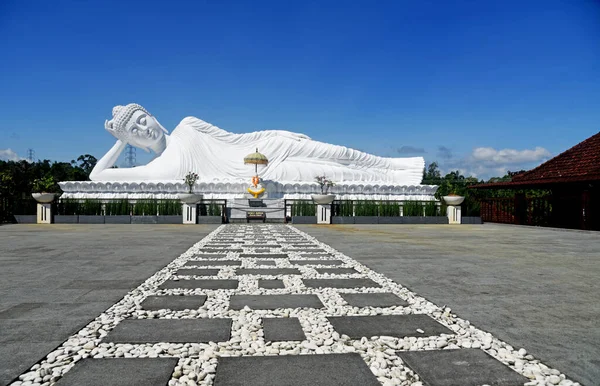 Tabanan Bali Indonesia July 2022 Beautiful Big Famous Statue Laying Stock Image