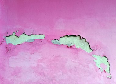 Çatlak, yıpranmış, eski duvar arkaplanı