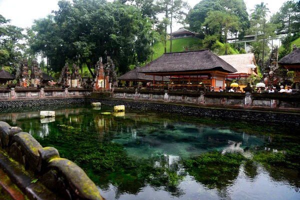 Bali Indonesia July 2022 Tirta Empul Temple Tampaksiring Village Gianyar — Stock Fotó