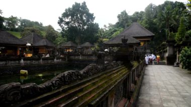 Bali,Indonesia - July 15,2022 : Tirta Empul Temple at Tampaksiring  village,Gianyar regency,Bali,Indonesia
