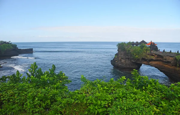 Batu Bolong temple at Tanah Lot temple area in Bali island of Indonesia