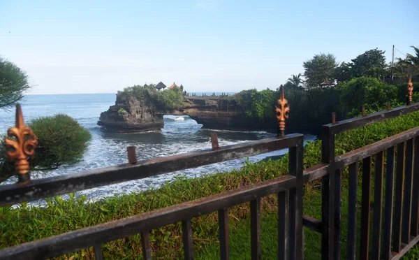 Batu Bolong Temple Tanah Lot Temple Area Bali Island Indonesia — Foto Stock