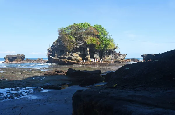 Bali Indonesia July 2022 Holy Famous Tanah Lot Temple Bali —  Fotos de Stock